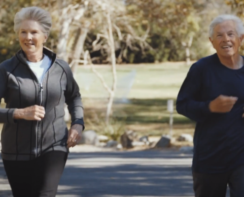 People with Parkinson's Exercising